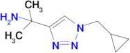 2-(1-(Cyclopropylmethyl)-1h-1,2,3-triazol-4-yl)propan-2-amine