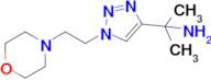 2-(1-(2-Morpholinoethyl)-1h-1,2,3-triazol-4-yl)propan-2-amine