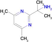 2-(4,6-Dimethylpyrimidin-2-yl)propan-2-amine