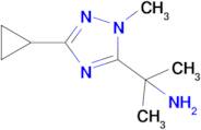 2-(3-Cyclopropyl-1-methyl-1h-1,2,4-triazol-5-yl)propan-2-amine