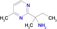 2-(4-Methylpyrimidin-2-yl)butan-2-amine