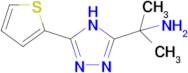 2-[5-(thiophen-2-yl)-4H-1,2,4-triazol-3-yl]propan-2-amine