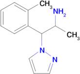 1-(1h-Pyrazol-1-yl)-1-(o-tolyl)propan-2-amine