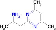 1-(4,6-Dimethylpyrimidin-2-yl)propan-2-amine