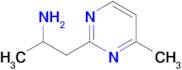 1-(4-Methylpyrimidin-2-yl)propan-2-amine