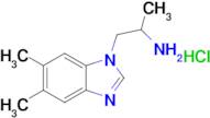 1-(5,6-Dimethyl-1h-benzo[d]imidazol-1-yl)propan-2-amine hydrochloride