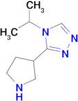 4-Isopropyl-3-(pyrrolidin-3-yl)-4h-1,2,4-triazole