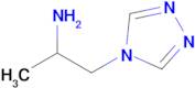 1-(4h-1,2,4-Triazol-4-yl)propan-2-amine