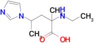 2-(Ethylamino)-4-(1h-imidazol-1-yl)-2-methylpentanoic acid