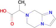 2-(5,6-Dihydroimidazo[1,2-a]pyrazin-7(8h)-yl)propanoic acid