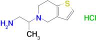 2-(6,7-Dihydrothieno[3,2-c]pyridin-5(4h)-yl)propan-1-amine hydrochloride