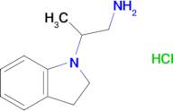 2-(Indolin-1-yl)propan-1-amine hydrochloride