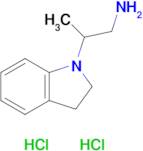 2-(Indolin-1-yl)propan-1-amine dihydrochloride