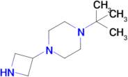 1-(Azetidin-3-yl)-4-(tert-butyl)piperazine