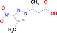 3-(4-Methyl-3-nitro-1h-pyrazol-1-yl)butanoic acid