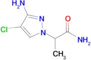 2-(3-Amino-4-chloro-1h-pyrazol-1-yl)propanamide