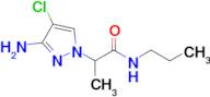 2-(3-Amino-4-chloro-1h-pyrazol-1-yl)-N-propylpropanamide