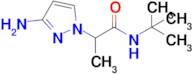 2-(3-Amino-1h-pyrazol-1-yl)-N-(tert-butyl)propanamide