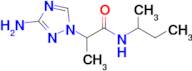 2-(3-Amino-1h-1,2,4-triazol-1-yl)-N-(sec-butyl)propanamide