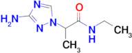 2-(3-Amino-1h-1,2,4-triazol-1-yl)-N-ethylpropanamide