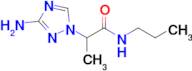 2-(3-Amino-1h-1,2,4-triazol-1-yl)-N-propylpropanamide