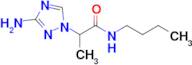 2-(3-Amino-1h-1,2,4-triazol-1-yl)-N-butylpropanamide