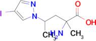 2-Amino-4-(4-iodo-1h-pyrazol-1-yl)-2-methylpentanoic acid