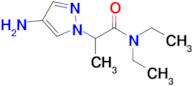 2-(4-Amino-1h-pyrazol-1-yl)-N,N-diethylpropanamide