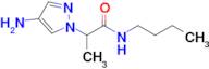 2-(4-Amino-1h-pyrazol-1-yl)-N-butylpropanamide