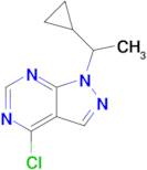 4-Chloro-1-(1-cyclopropylethyl)-1h-pyrazolo[3,4-d]pyrimidine