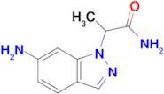 2-(6-Amino-1h-indazol-1-yl)propanamide