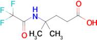 4-Methyl-4-(2,2,2-trifluoroacetamido)pentanoic acid