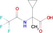 2-Cyclopropyl-2-(2,2,2-trifluoroacetamido)propanoic acid