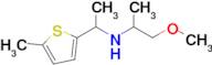 1-Methoxy-N-(1-(5-methylthiophen-2-yl)ethyl)propan-2-amine