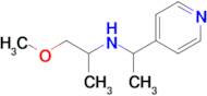 1-Methoxy-N-(1-(pyridin-4-yl)ethyl)propan-2-amine