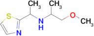 1-Methoxy-N-(1-(thiazol-2-yl)ethyl)propan-2-amine