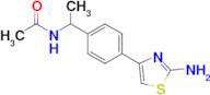 n-(1-(4-(2-Aminothiazol-4-yl)phenyl)ethyl)acetamide