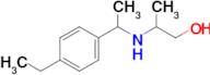 2-((1-(4-Ethylphenyl)ethyl)amino)propan-1-ol