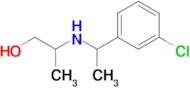 2-((1-(3-Chlorophenyl)ethyl)amino)propan-1-ol