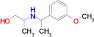 2-((1-(3-Methoxyphenyl)ethyl)amino)propan-1-ol