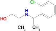 2-((1-(2-Chlorophenyl)ethyl)amino)propan-1-ol