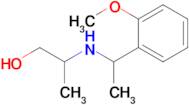 2-((1-(2-Methoxyphenyl)ethyl)amino)propan-1-ol