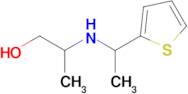 2-((1-(Thiophen-2-yl)ethyl)amino)propan-1-ol