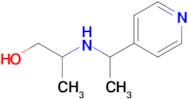 2-((1-(Pyridin-4-yl)ethyl)amino)propan-1-ol