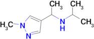 n-(1-(1-Methyl-1h-pyrazol-4-yl)ethyl)propan-2-amine