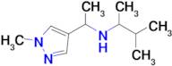 3-Methyl-N-(1-(1-methyl-1h-pyrazol-4-yl)ethyl)butan-2-amine