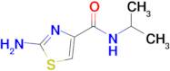 2-amino-N-(propan-2-yl)-1,3-thiazole-4-carboxamide