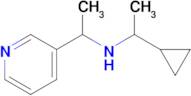 1-Cyclopropyl-N-(1-(pyridin-3-yl)ethyl)ethan-1-amine