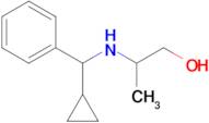 2-((Cyclopropyl(phenyl)methyl)amino)propan-1-ol