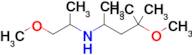 4-Methoxy-N-(1-methoxypropan-2-yl)-4-methylpentan-2-amine